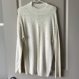 H&M off white tunic size M
